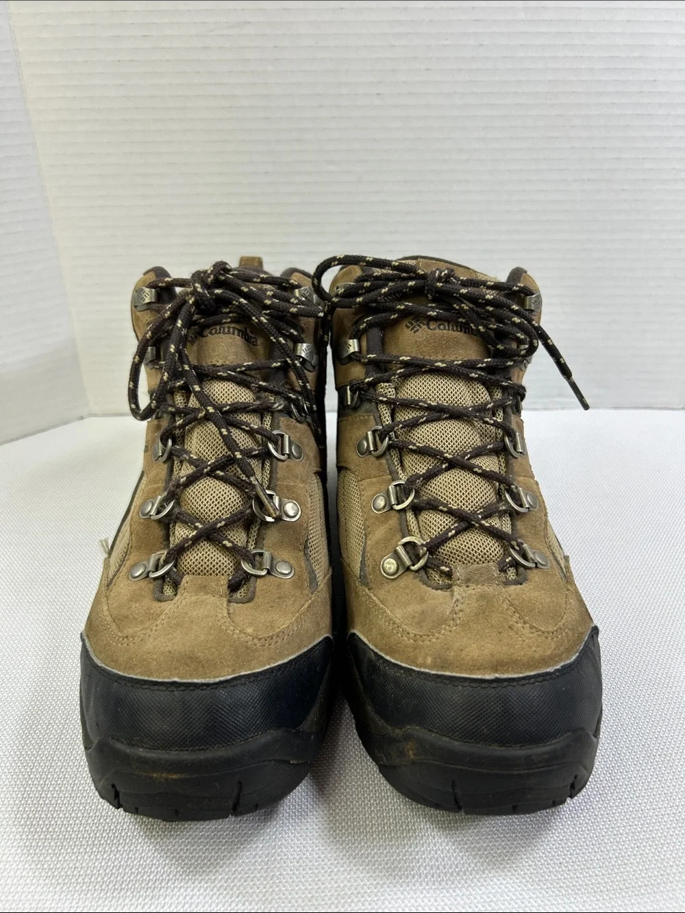 Columbia Razor Ridge Mid II Hiking Boots Brown Suede Omni-Grip Men’s 11